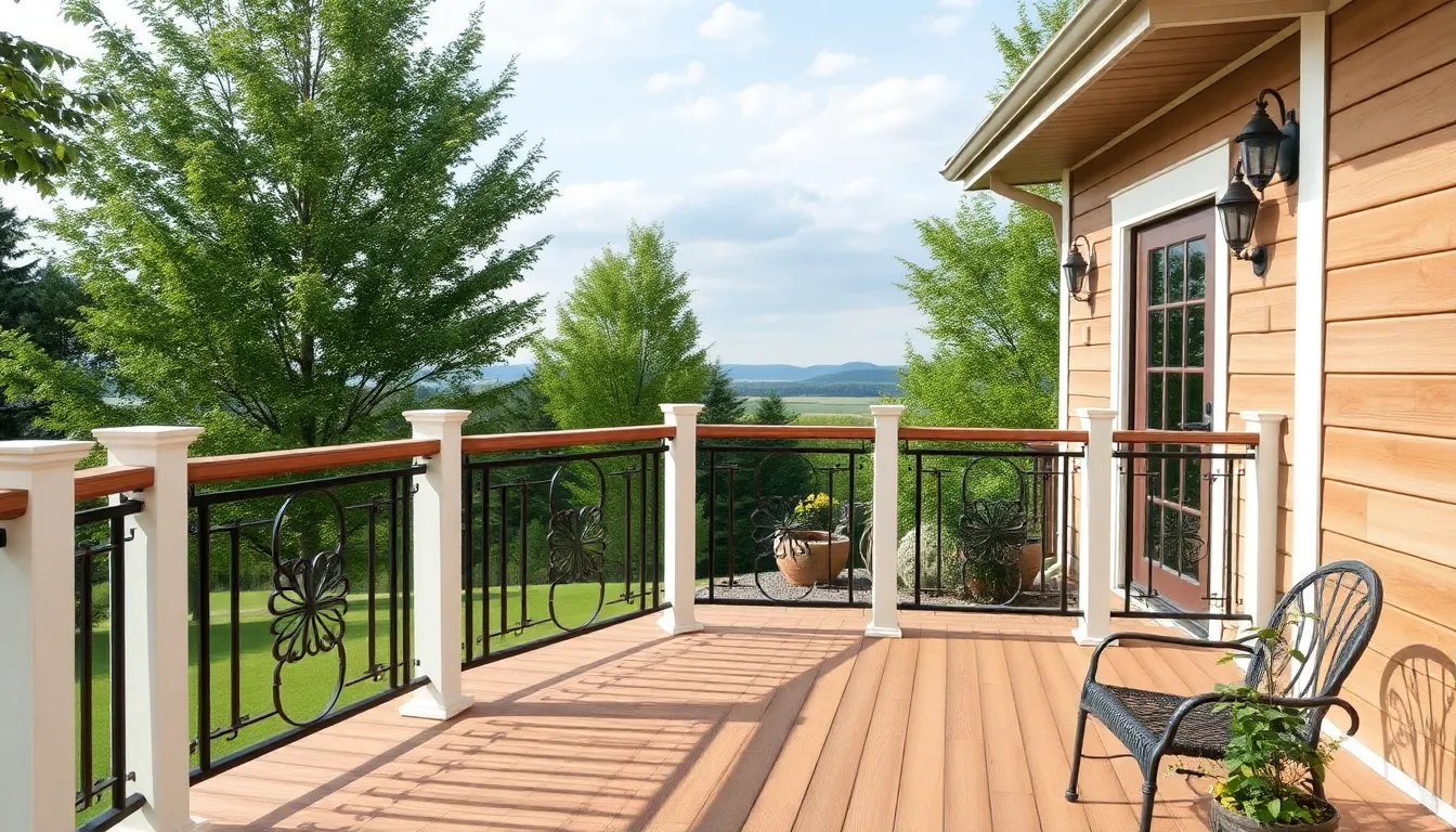 25 Stunning Back Porch Railing Ideas to Transform Your Outdoor Space 4 25 Stunning Back Porch Railing Ideas to Transform Your Outdoor Space 3