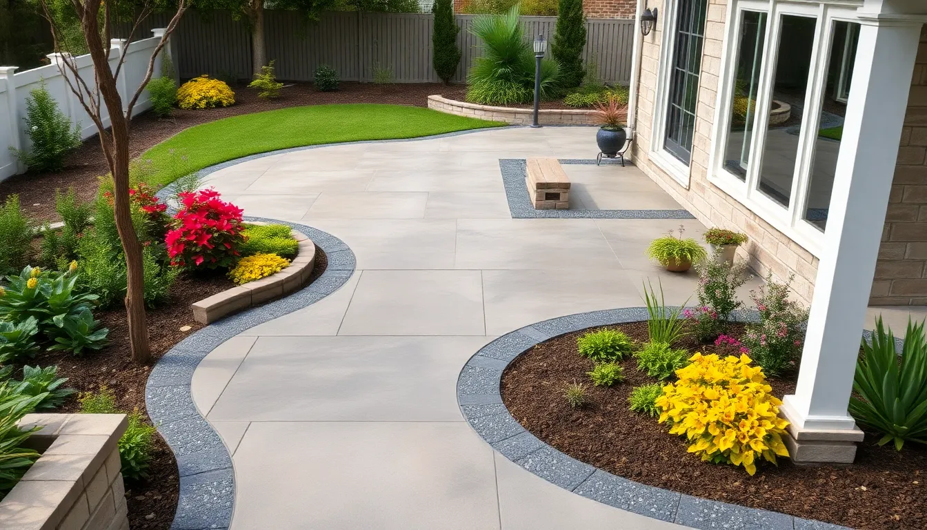 25 Stunning Backyard Cement Patio Ideas That Transform Your Outdoor Space 4 25 Stunning Backyard Cement Patio Ideas That Transform Your Outdoor Space 3