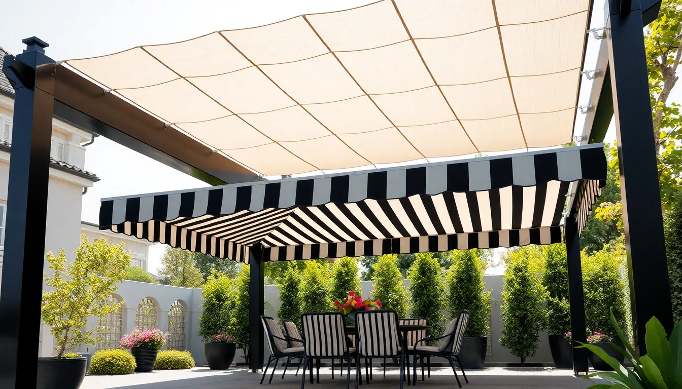 25 Stunning Black and White Patio Ideas That Will Transform Your Outdoor Space 4 25 Stunning Black and White Patio Ideas That Will Transform Your Outdoor Space 3