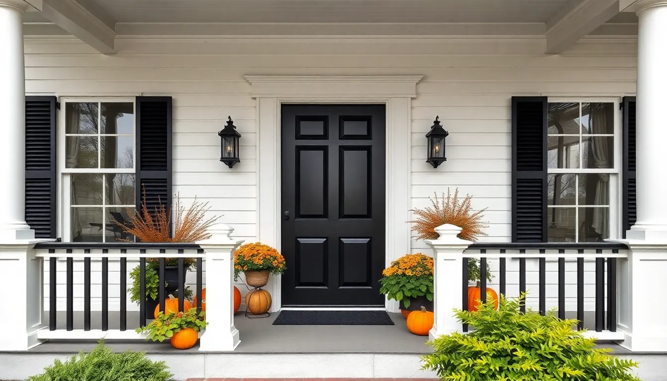 25 Stunning Black and White Porch Ideas That'll Transform Your Curb Appeal 4 25 Stunning Black and White Porch Ideas That'll Transform Your Curb Appeal 3
