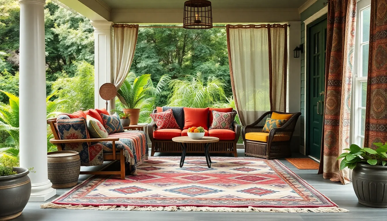 27 Stunning Boho Front Porch Ideas to Transform Your Outdoor Space in 2025 4 27 Stunning Boho Front Porch Ideas to Transform Your Outdoor Space in 2025 3
