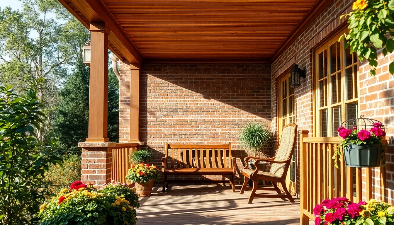25 Stunning Brick Front Porch Ideas to Transform Your Home's Curb Appeal 4 25 Stunning Brick Front Porch Ideas to Transform Your Home's Curb Appeal 3