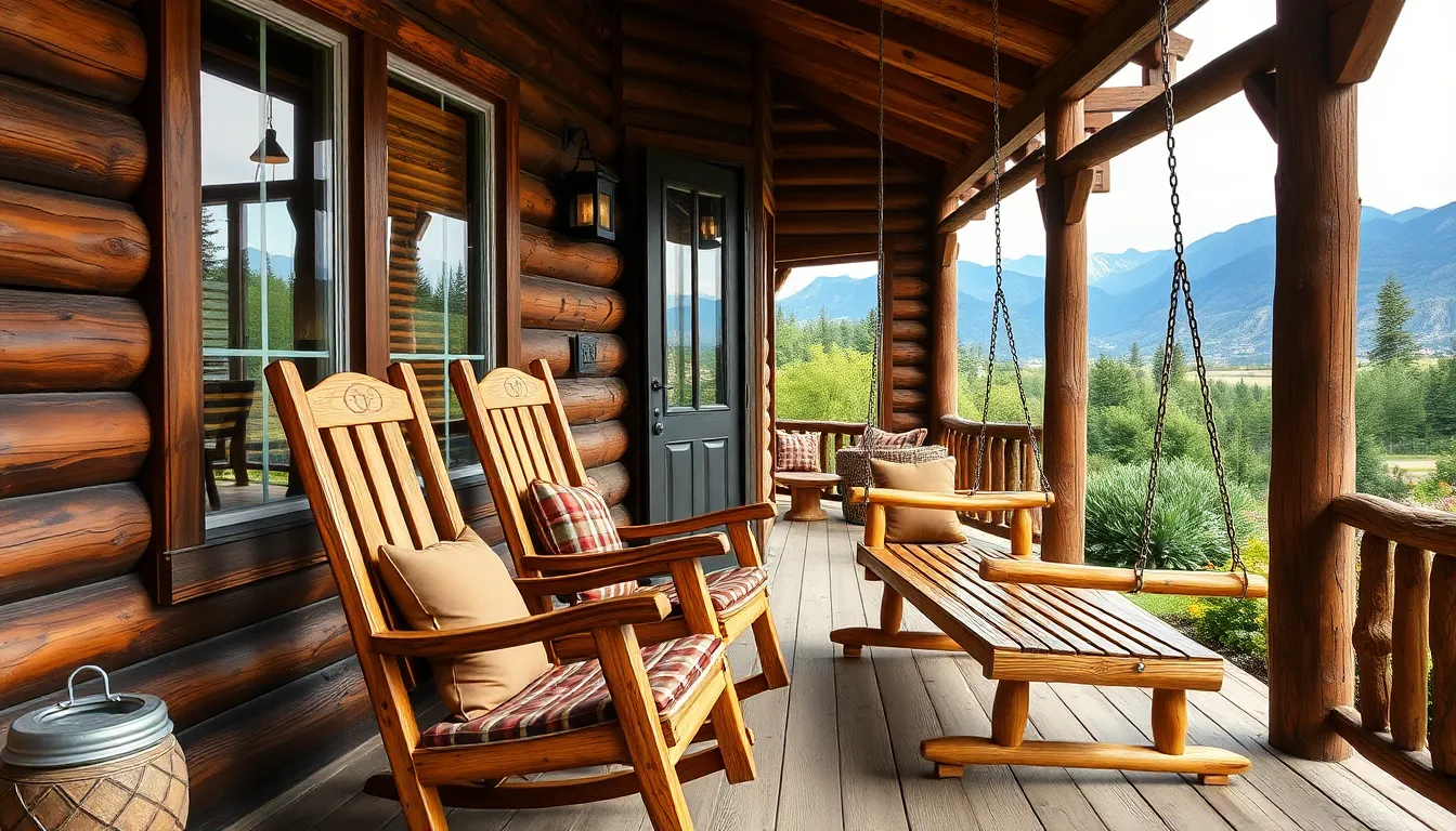 27 Stunning Cabin Front Porch Ideas That'll Make Your Neighbors Jealous 4 27 Stunning Cabin Front Porch Ideas That'll Make Your Neighbors Jealous 3