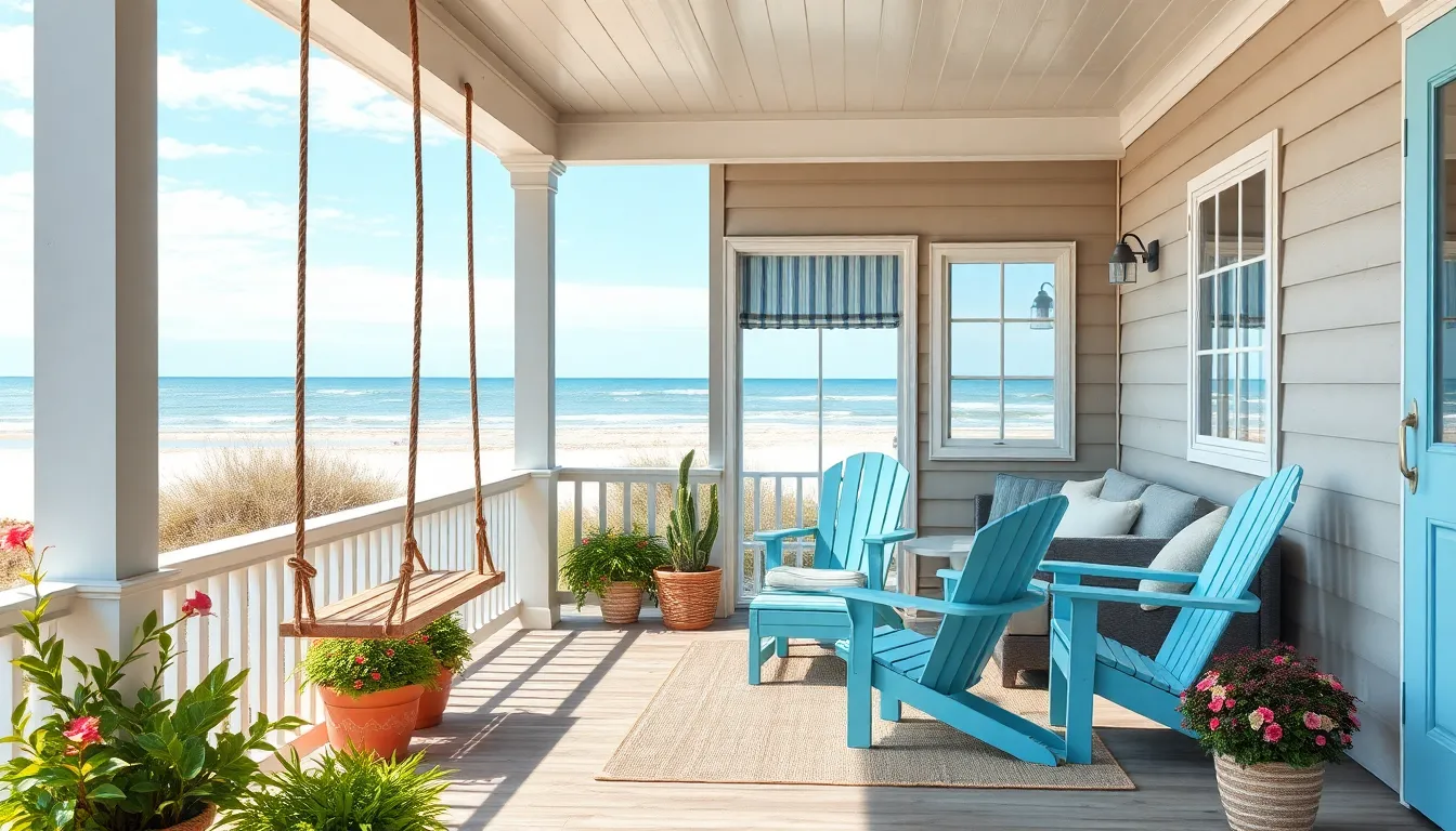 25 Stunning Coastal Front Porch Ideas to Transform Your Entrance Into a Seaside Oasis 4 25 Stunning Coastal Front Porch Ideas to Transform Your Entrance Into a Seaside Oasis 3