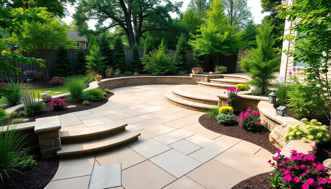 25 Stunning Concrete Patio Ideas with Steps to Transform Your Backyard 4 25 Stunning Concrete Patio Ideas with Steps to Transform Your Backyard 3