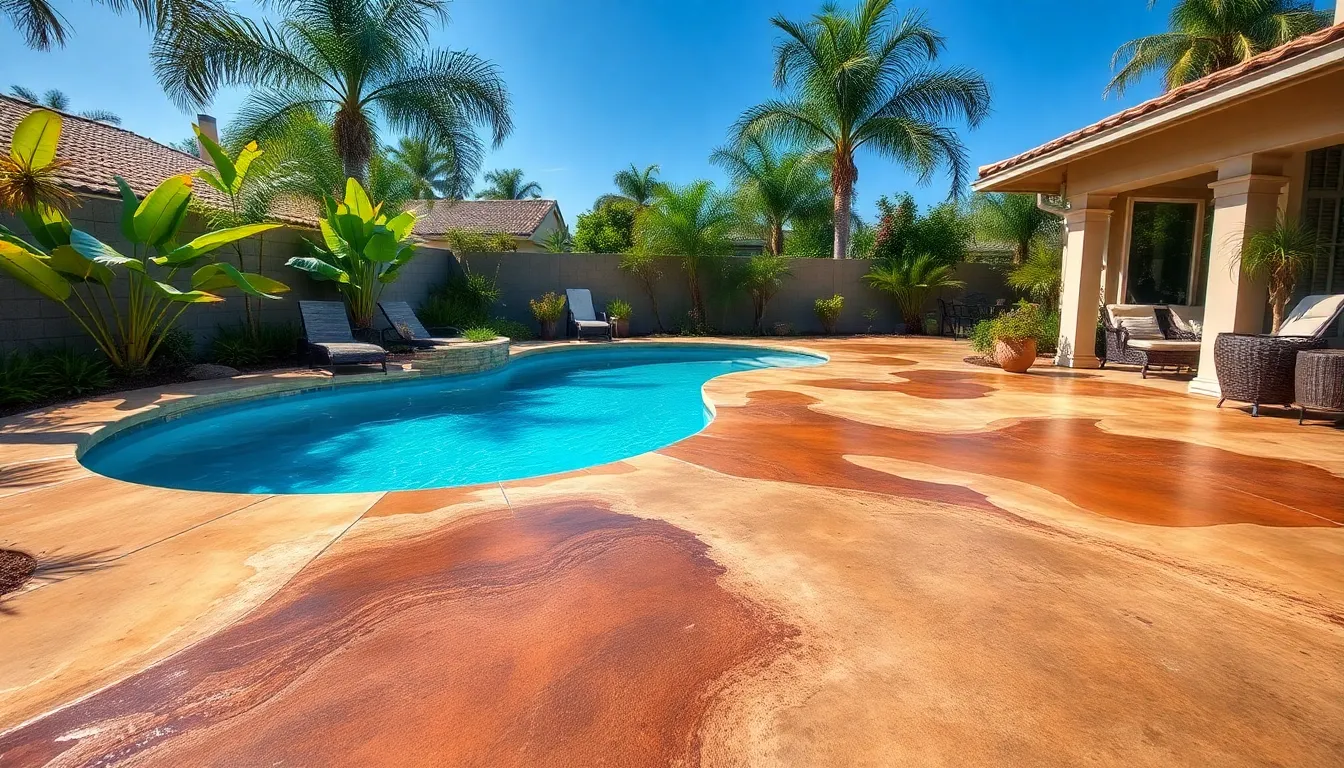 15 Stunning Concrete Pool Deck Ideas That Transform Your Backyard (2025 Guide) 4 15 Stunning Concrete Pool Deck Ideas That Transform Your Backyard (2025 Guide) 3
