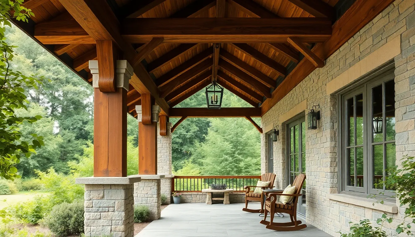 25 Stunning Covered Back Porch Ideas to Transform Your Outdoor Space (2025) 4 25 Stunning Covered Back Porch Ideas to Transform Your Outdoor Space (2025) 3