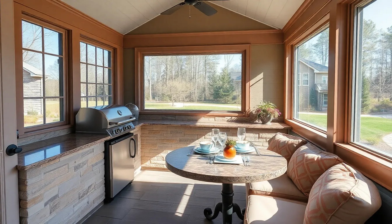 25 Stunning Enclosed Back Porch Ideas to Transform Your Outdoor Space 4 25 Stunning Enclosed Back Porch Ideas to Transform Your Outdoor Space 3