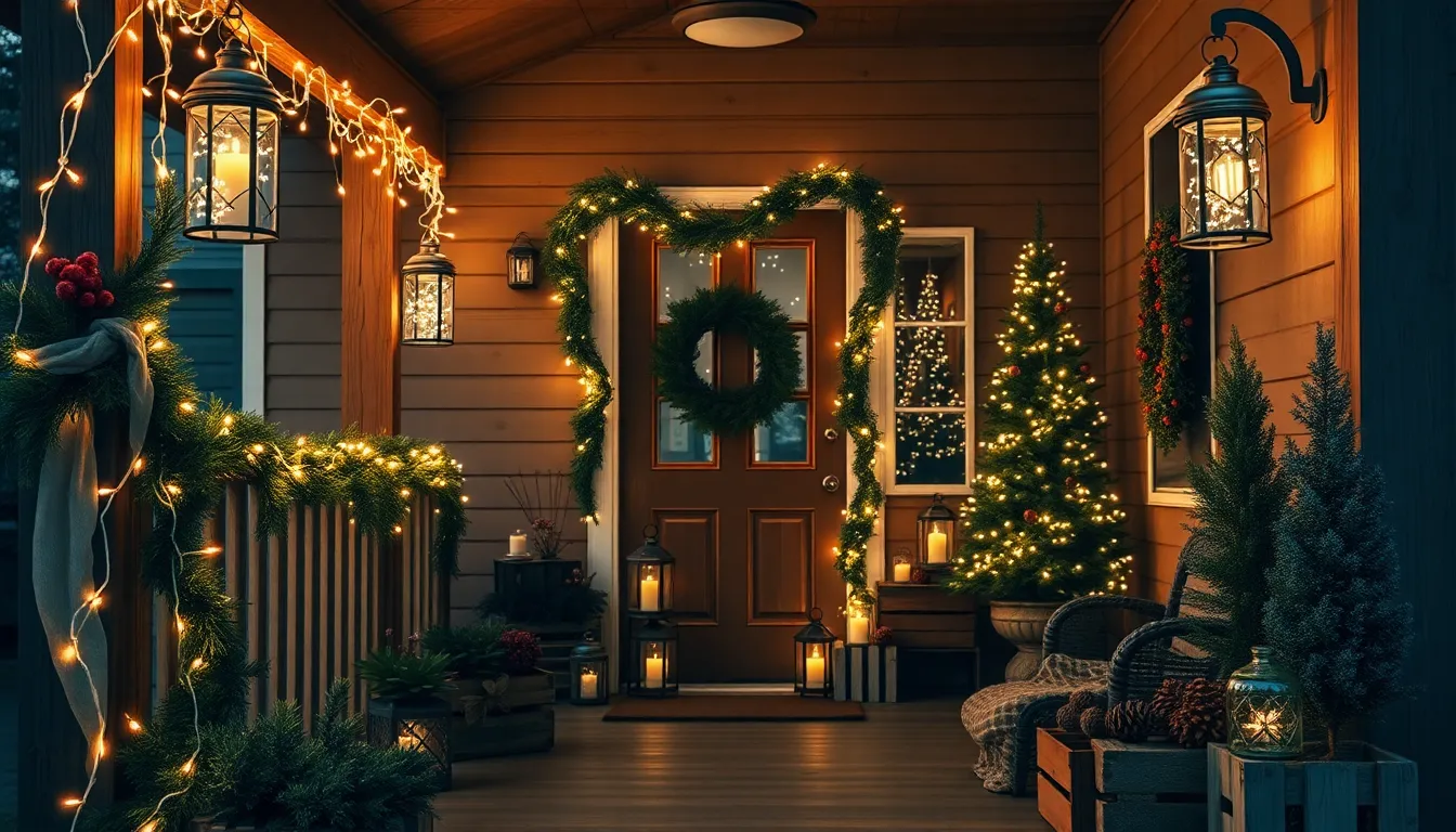 30 Rustic Front Porch Christmas Decor Ideas That'll Make Your Home the Talk of the Block 4 30 Rustic Front Porch Christmas Decor Ideas That'll Make Your Home the Talk of the Block 3