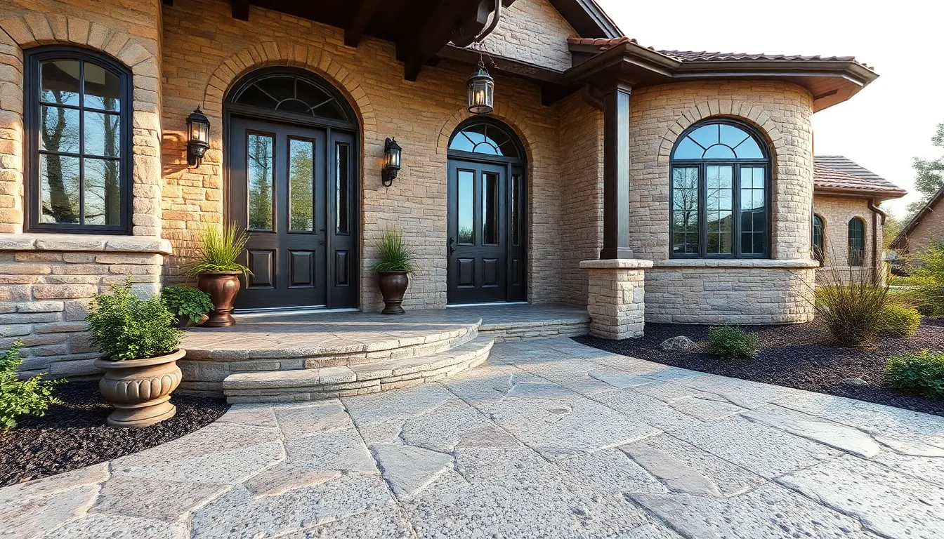 15+ Stunning Front Porch Concrete Ideas That Will Transform Your Home's Curb Appeal 4 15+ Stunning Front Porch Concrete Ideas That Will Transform Your Home's Curb Appeal 3