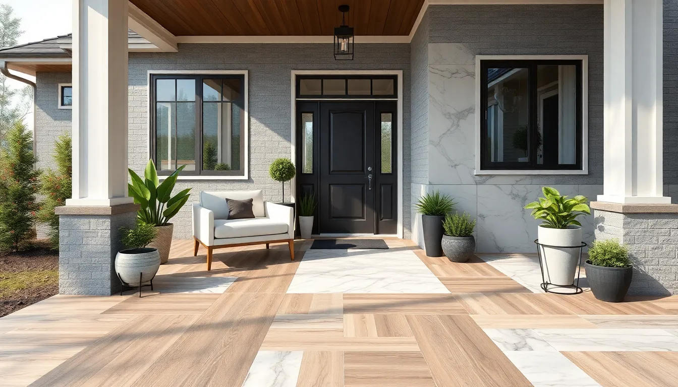 25 Stunning Front Porch Tile Ideas That Boost Curb Appeal (2025 Guide) 4 25 Stunning Front Porch Tile Ideas That Boost Curb Appeal (2025 Guide) 3