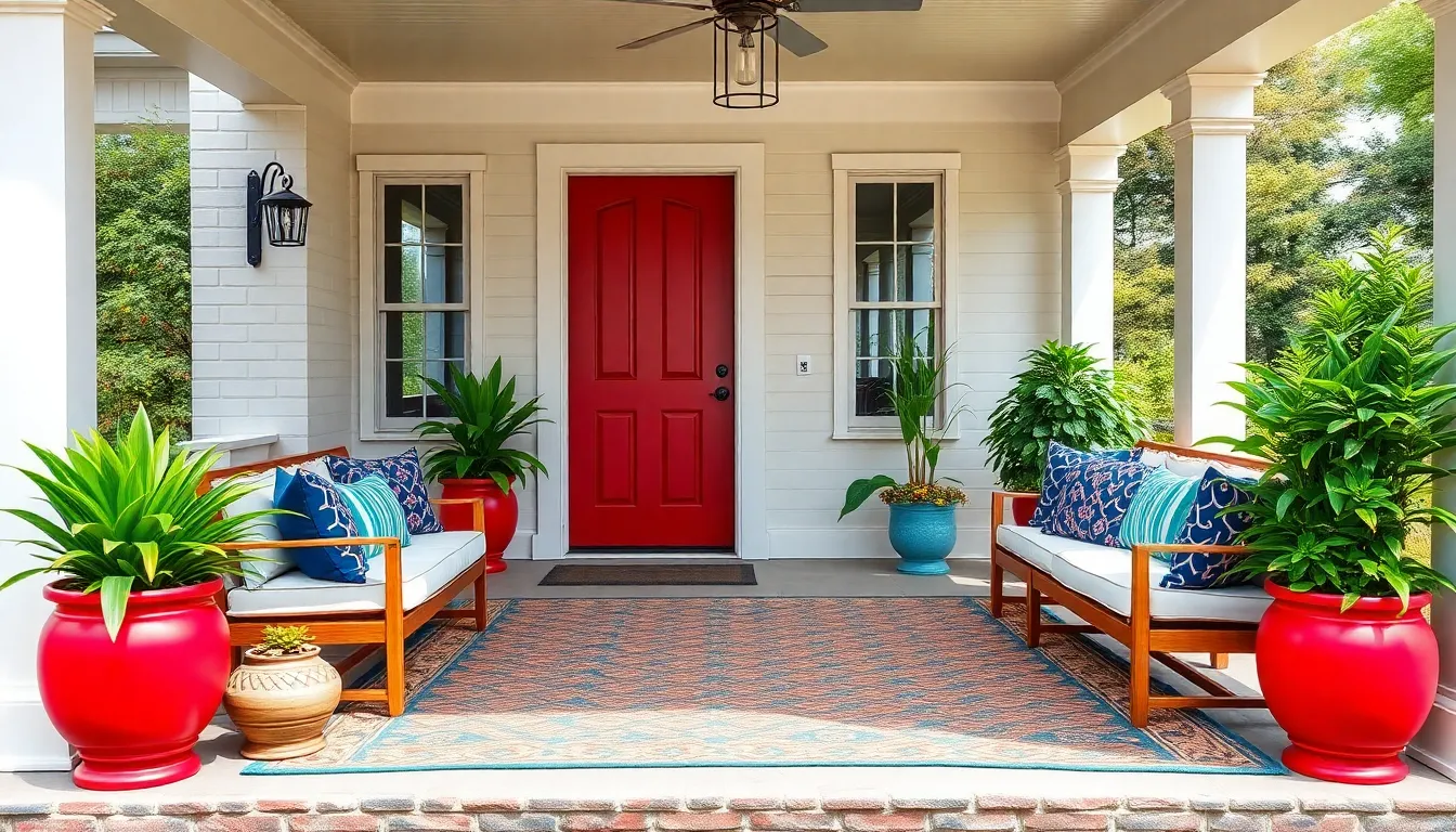 25 Long Front Porch Decorating Ideas That Transform Your Space Into a Stunning Oasis 3
