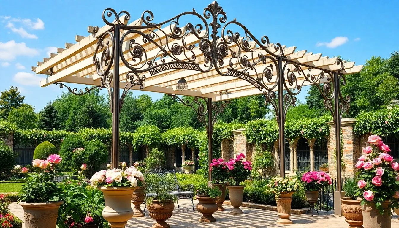 25 Stunning Metal Pergola Patio Ideas That Transform Your Outdoor Space 4 25 Stunning Metal Pergola Patio Ideas That Transform Your Outdoor Space 3