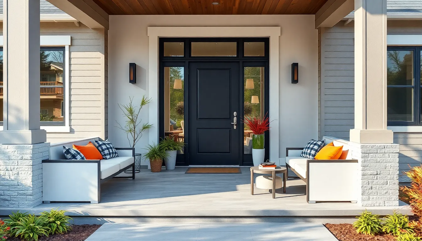 25 Modern Porch Ideas to Transform Your Home's Entrance in 2025 4 25 Modern Porch Ideas to Transform Your Home's Entrance in 2025 3