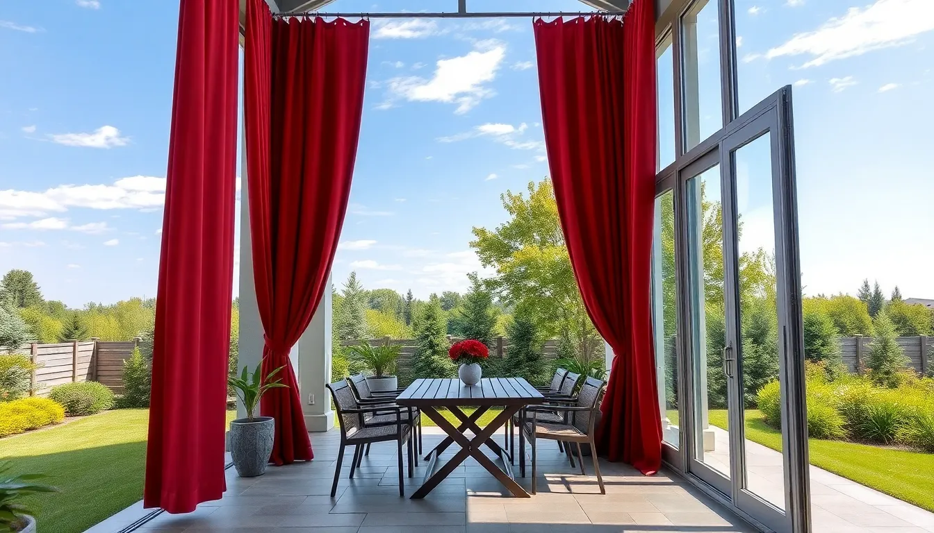 25 Stunning Outdoor Patio Curtains Ideas to Transform Your Space 4 25 Stunning Outdoor Patio Curtains Ideas to Transform Your Space 3