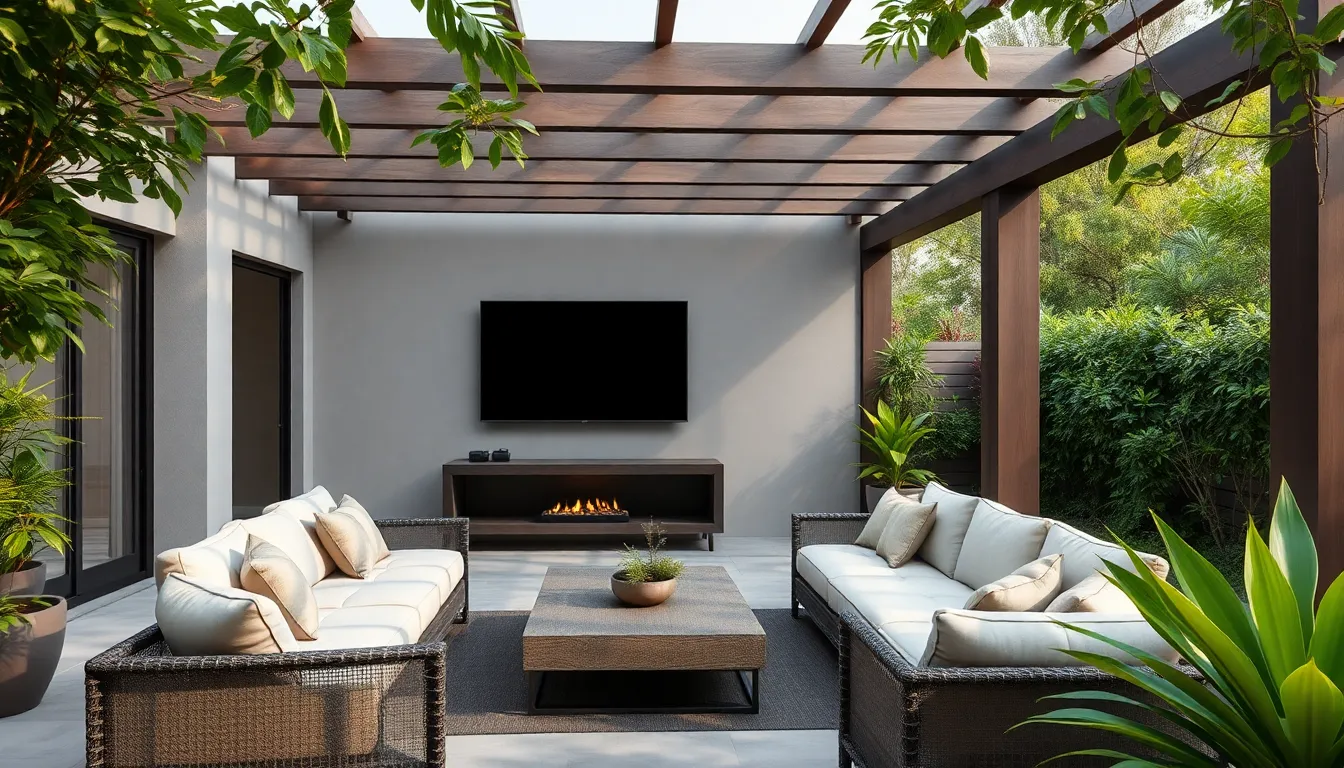 25 Outdoor TV Ideas That Will Transform Your Patio Design in 2025 4 25 Outdoor TV Ideas That Will Transform Your Patio Design in 2025 3