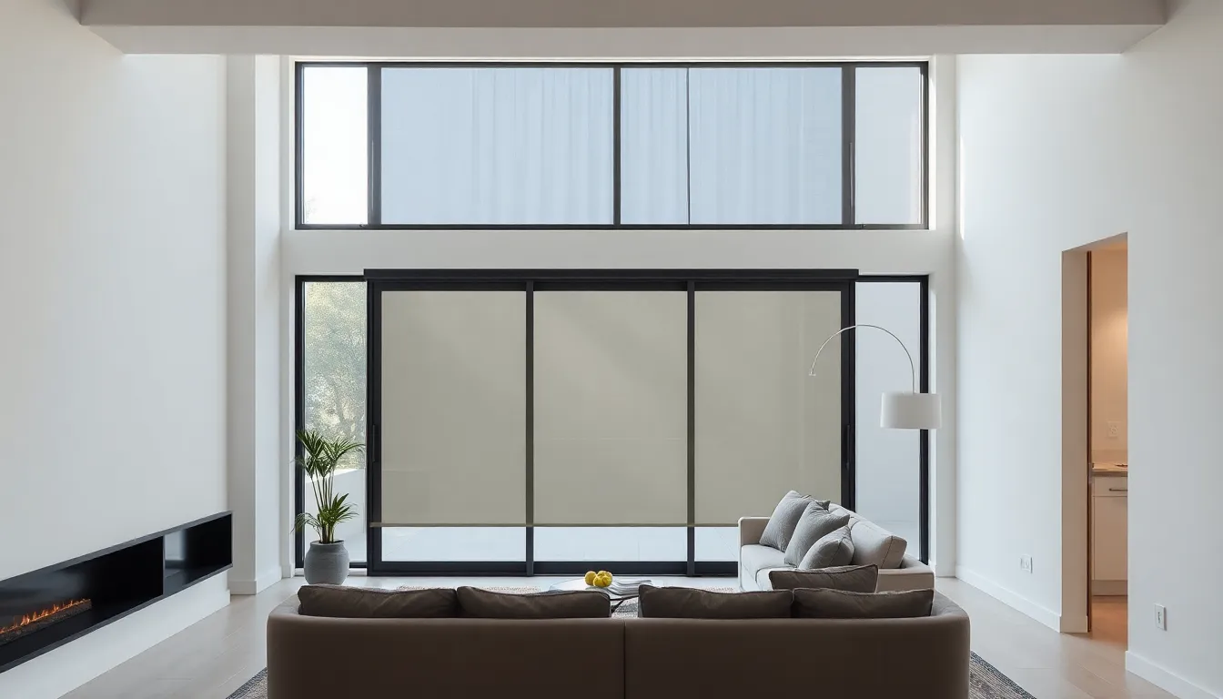 10 Stylish Patio Blinds Ideas for Sliding Glass Doors That Save Energy & Look Amazing 4 10 Stylish Patio Blinds Ideas for Sliding Glass Doors That Save Energy & Look Amazing 3