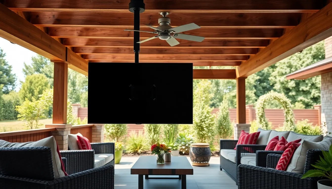 15 Creative Patio TV Mount Ideas to Transform Your Outdoor Space (2025 Guide) 4 15 Creative Patio TV Mount Ideas to Transform Your Outdoor Space (2025 Guide) 3