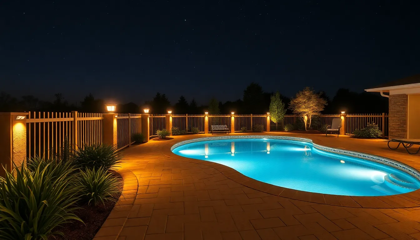 25 Stunning Pool Deck Lighting Ideas to Transform Your Backyard Oasis 4 25 Stunning Pool Deck Lighting Ideas to Transform Your Backyard Oasis 3