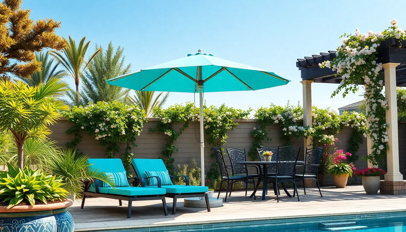 25 Stunning Pool Furniture Ideas & Decor to Transform Your Backyard Oasis 4 25 Stunning Pool Furniture Ideas & Decor to Transform Your Backyard Oasis 3
