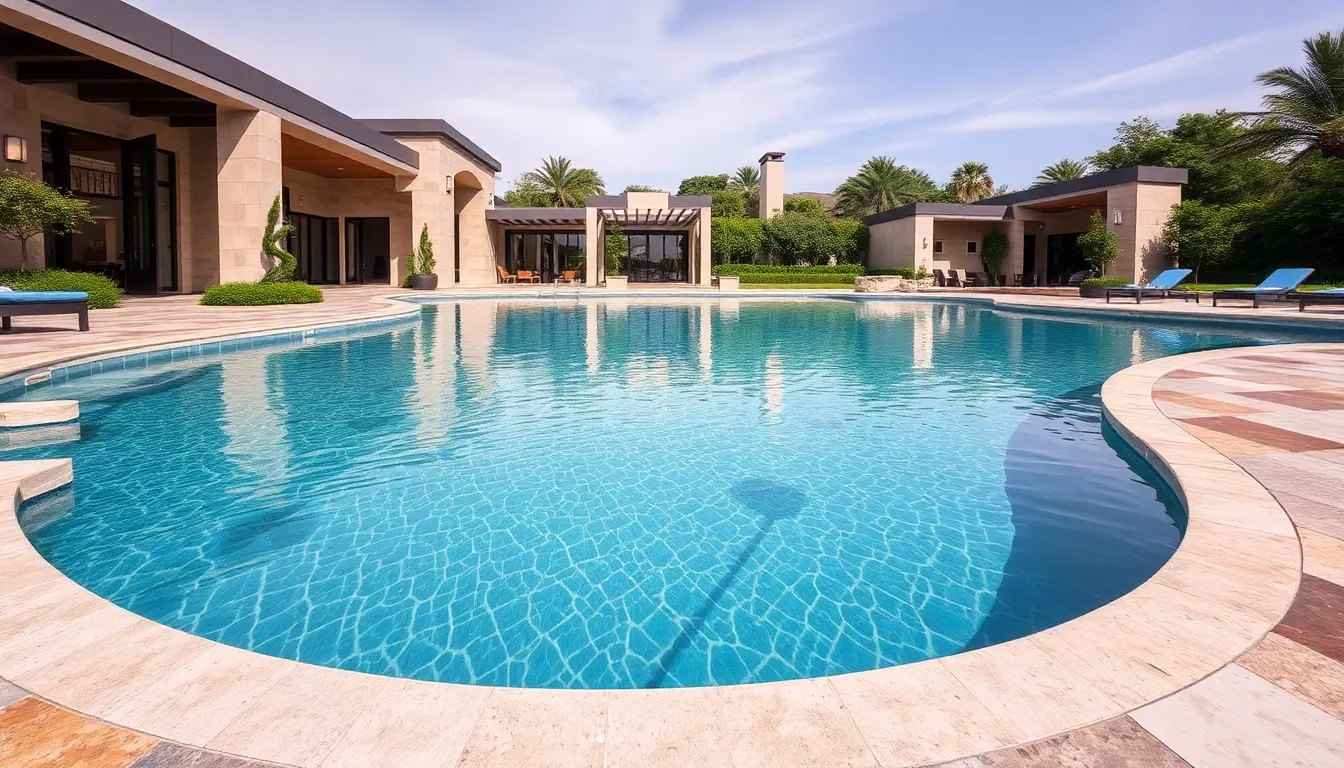 25 Stunning Pool Waterline Tile Ideas to Transform Your Swimming Pool 4 25 Stunning Pool Waterline Tile Ideas to Transform Your Swimming Pool 3