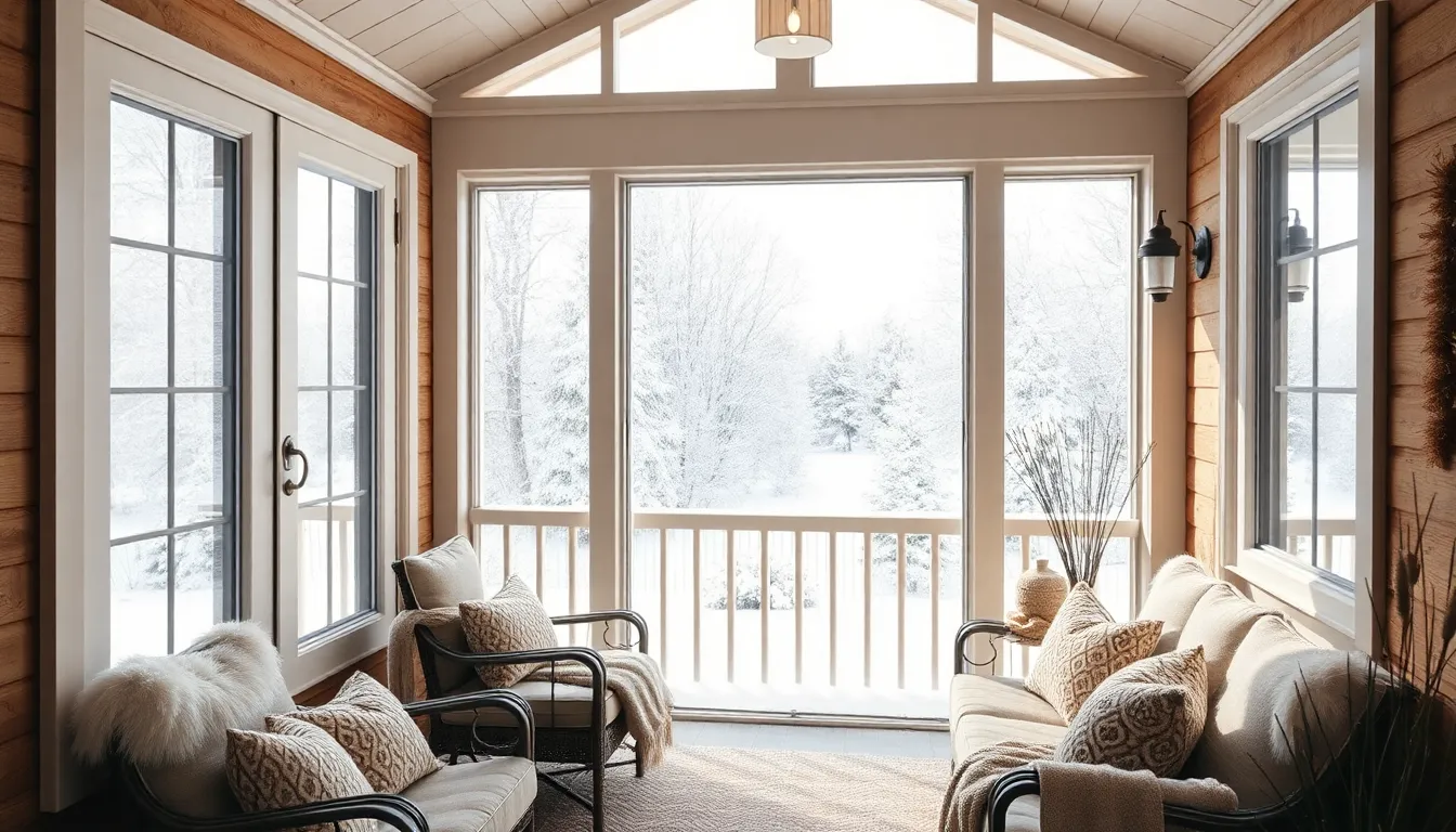 15 Cozy Porch Enclosure Ideas for Winter That'll Keep You Warm All Season 4 15 Cozy Porch Enclosure Ideas for Winter That'll Keep You Warm All Season 3