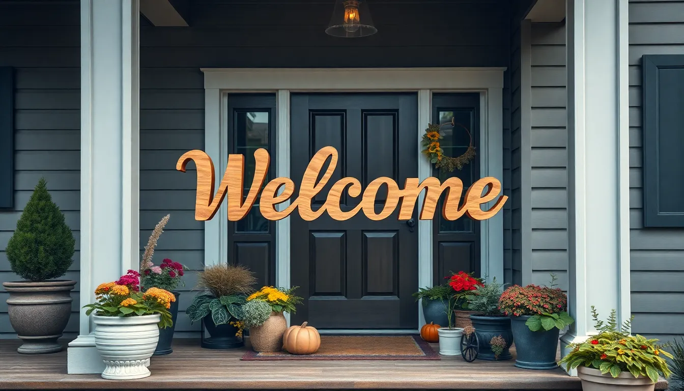 25 Porch Welcome Signs Ideas to Transform Your Front Door in 2025 4 25 Porch Welcome Signs Ideas to Transform Your Front Door in 2025 3