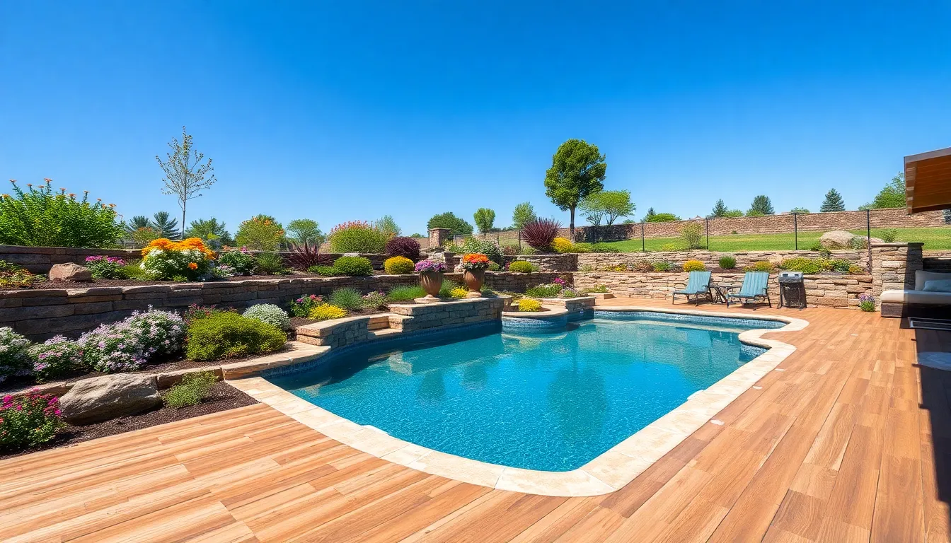 25 Semi Inground Pool Ideas That'll Transform Your Backyard Into a Resort 4 25 Semi Inground Pool Ideas That'll Transform Your Backyard Into a Resort 3