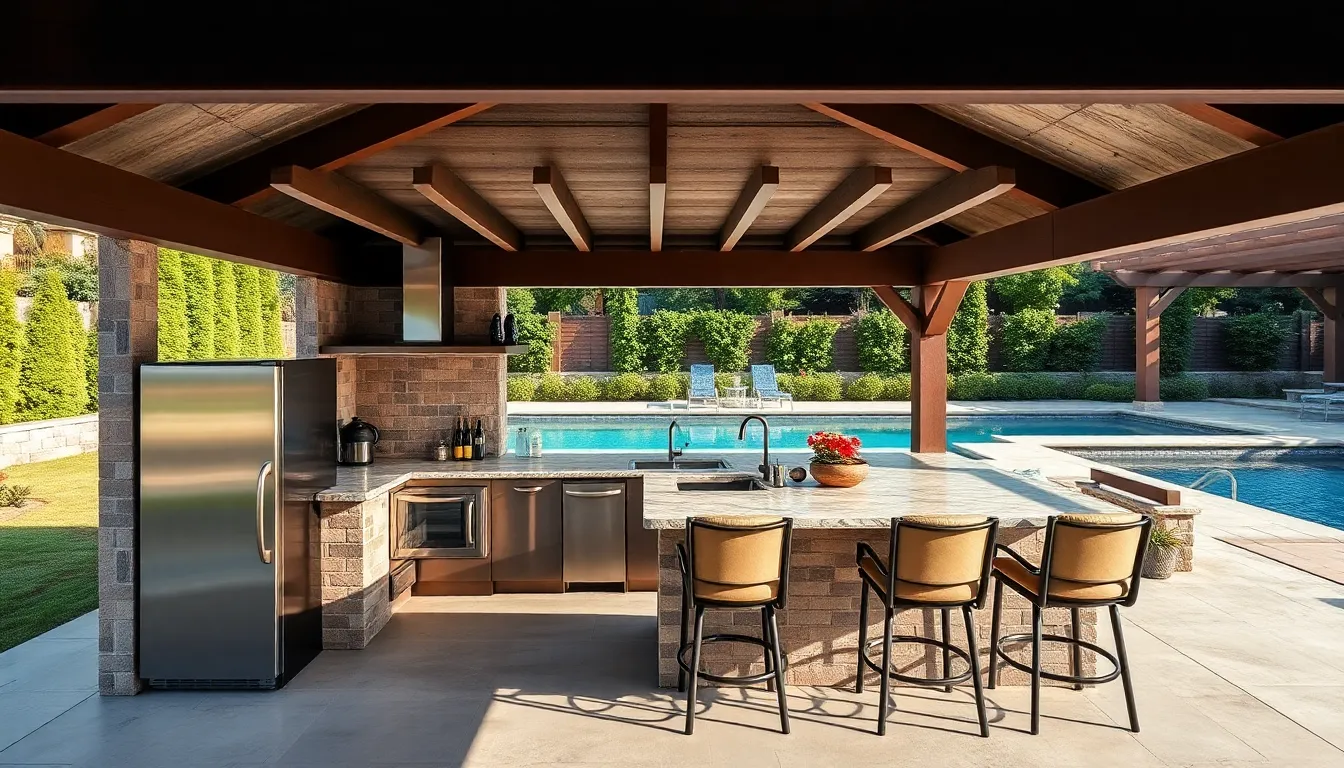25 Creative Shed Pool House Ideas to Transform Your Backyard Into a Luxury Oasis 4 25 Creative Shed Pool House Ideas to Transform Your Backyard Into a Luxury Oasis 3