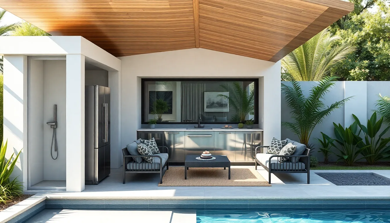 25 Small Pool House Ideas That'll Transform Your Backyard Into a Resort 4 25 Small Pool House Ideas That'll Transform Your Backyard Into a Resort 3