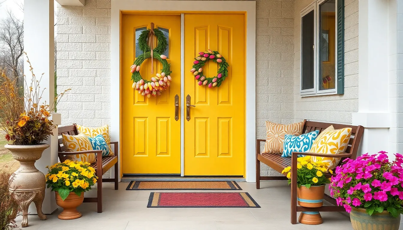 25 Fresh Spring Front Porch Ideas to Transform Your Home's Curb Appeal 4 25 Fresh Spring Front Porch Ideas to Transform Your Home's Curb Appeal 3
