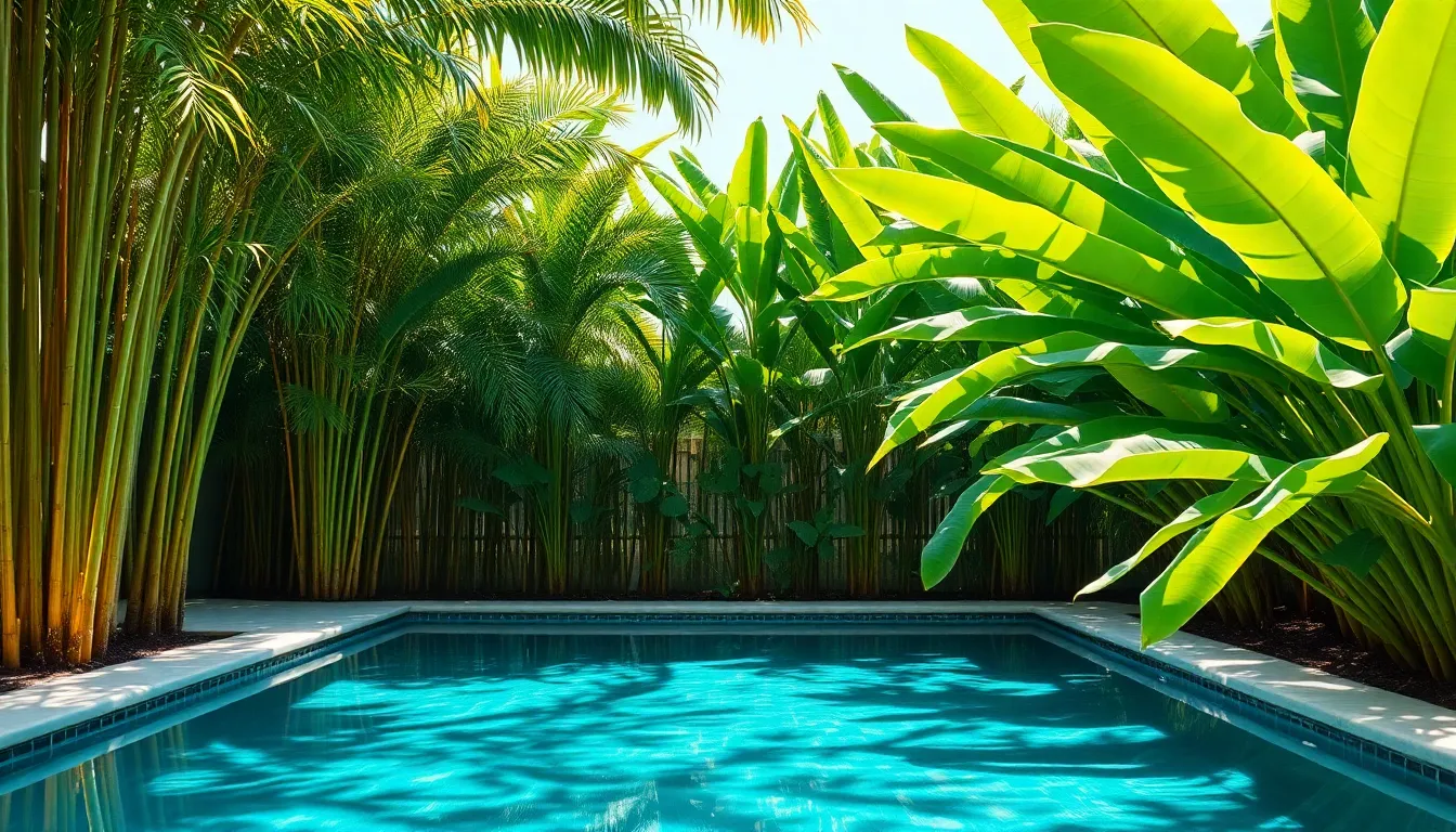 15 Tropical Pool Landscaping Ideas to Transform Your Backyard Into Paradise 4 15 Tropical Pool Landscaping Ideas to Transform Your Backyard Into Paradise 3