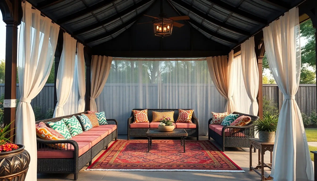 25 Stunning Backyard Gazebo Decorating Ideas That Will Transform Your Outdoor Space 6 25 Stunning Backyard Gazebo Decorating Ideas That Will Transform Your Outdoor Space 5