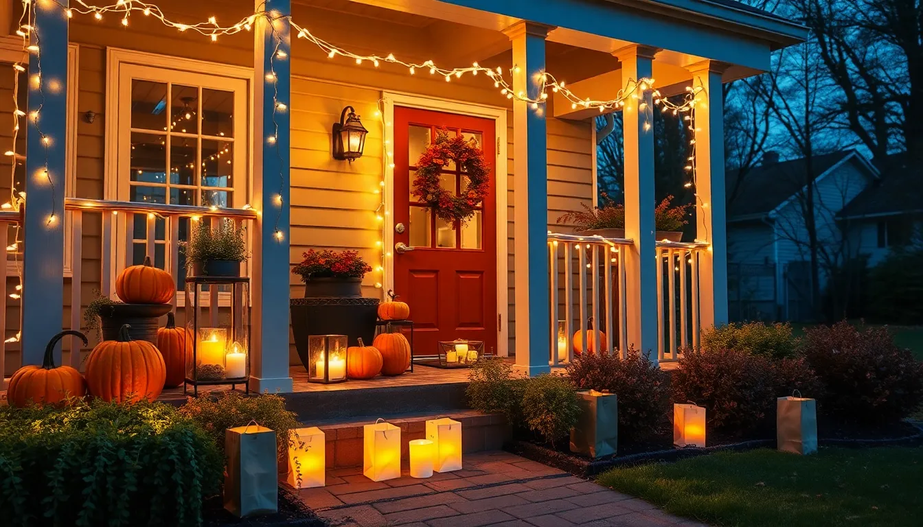 25 Cheap Fall Porch Decor Ideas That'll Transform Your Home for Under $20 6 25 Cheap Fall Porch Decor Ideas That'll Transform Your Home for Under $20 5