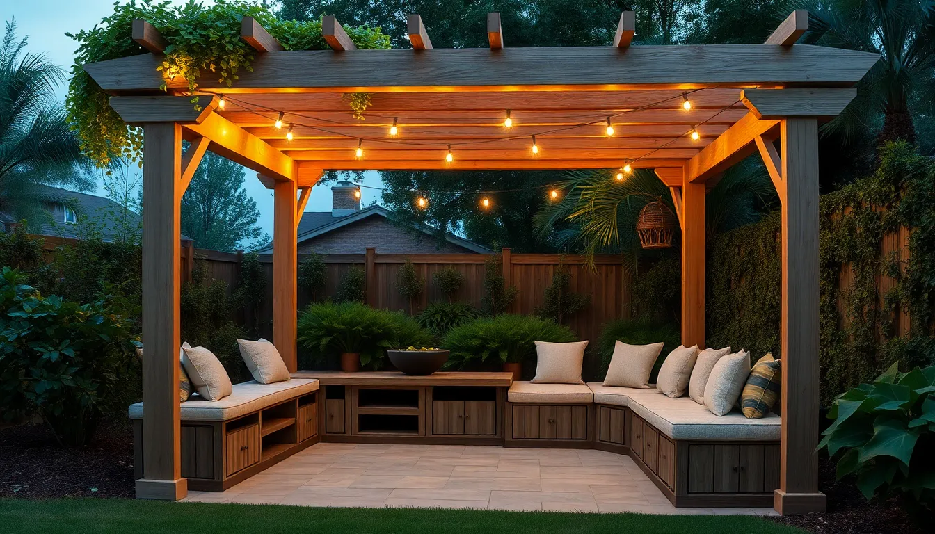 25 Stunning Corner Pergola Patio Ideas to Transform Your Outdoor Space 6 25 Stunning Corner Pergola Patio Ideas to Transform Your Outdoor Space 5