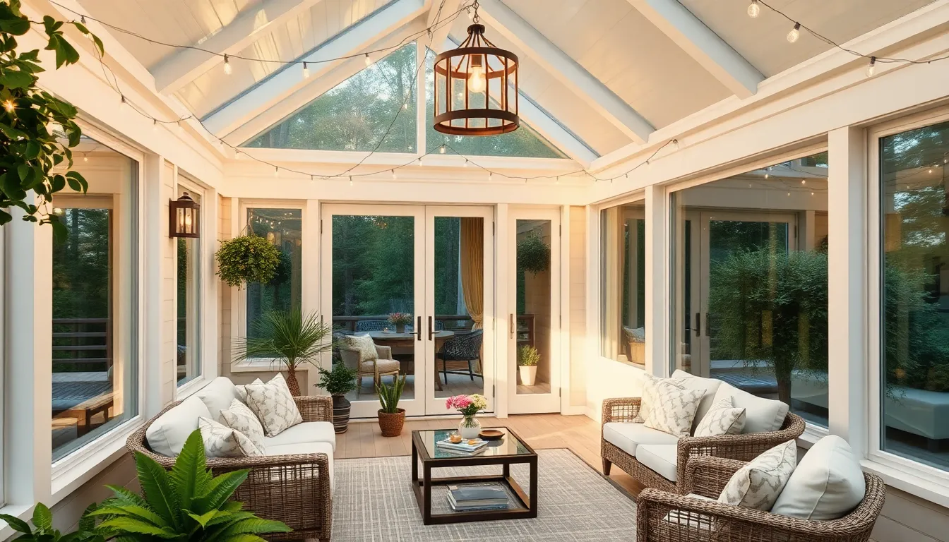 25 Stunning Enclosed Back Porch Ideas to Transform Your Outdoor Space 6 25 Stunning Enclosed Back Porch Ideas to Transform Your Outdoor Space 5