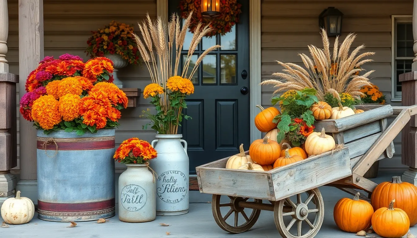 30+ Fall Front Porch Decor Ideas Farmhouse Style (Budget-Friendly!) 6 30+ Fall Front Porch Decor Ideas Farmhouse Style (Budget-Friendly!) 5