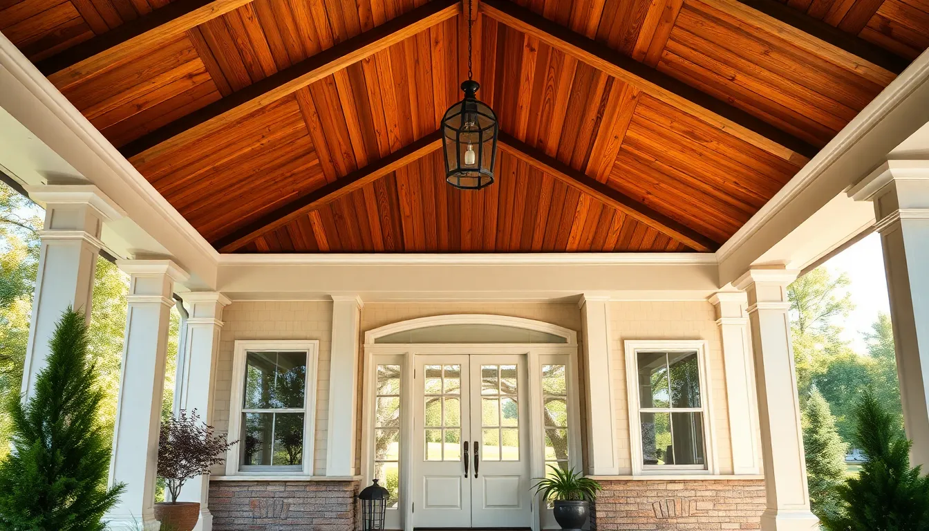 25 Stunning Front Porch Ceiling Ideas That Will Transform Your Home's Curb Appeal 6 25 Stunning Front Porch Ceiling Ideas That Will Transform Your Home's Curb Appeal 5