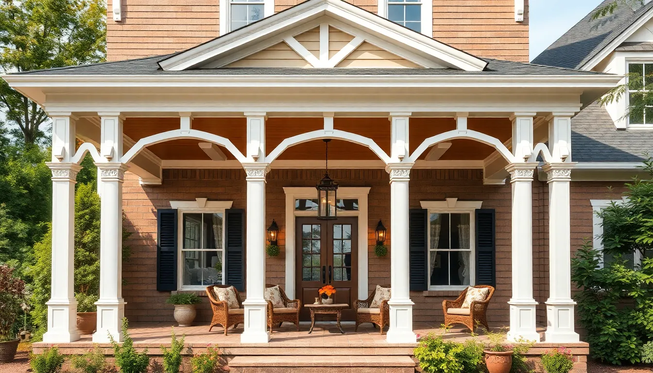 27 Front Porch Overhang Ideas to Transform Your Home's Curb Appeal 6 27 Front Porch Overhang Ideas to Transform Your Home's Curb Appeal 5