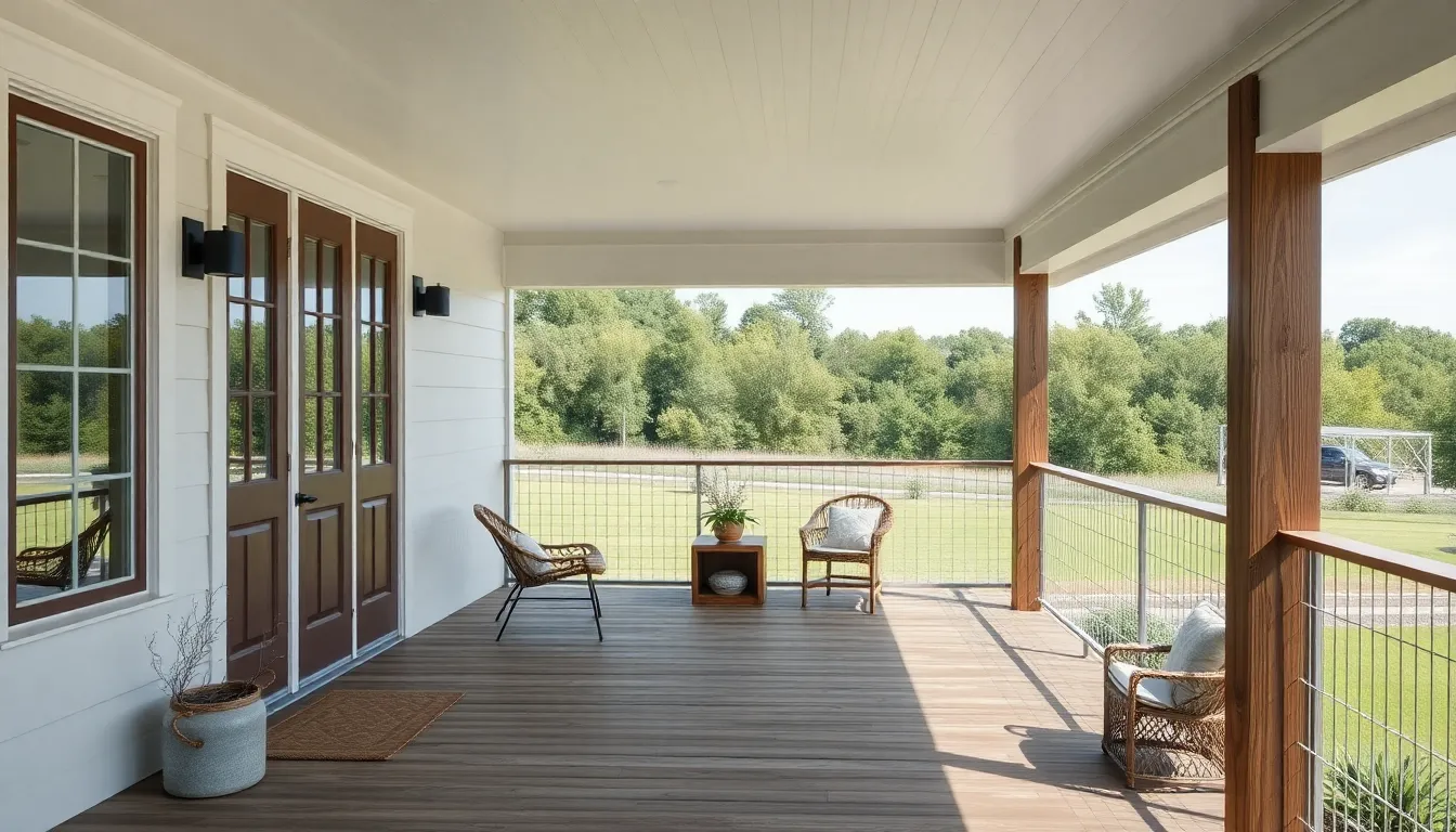 23 Stunning Farmhouse Front Porch Railing Ideas That'll Transform Your Home 6 23 Stunning Farmhouse Front Porch Railing Ideas That'll Transform Your Home 5