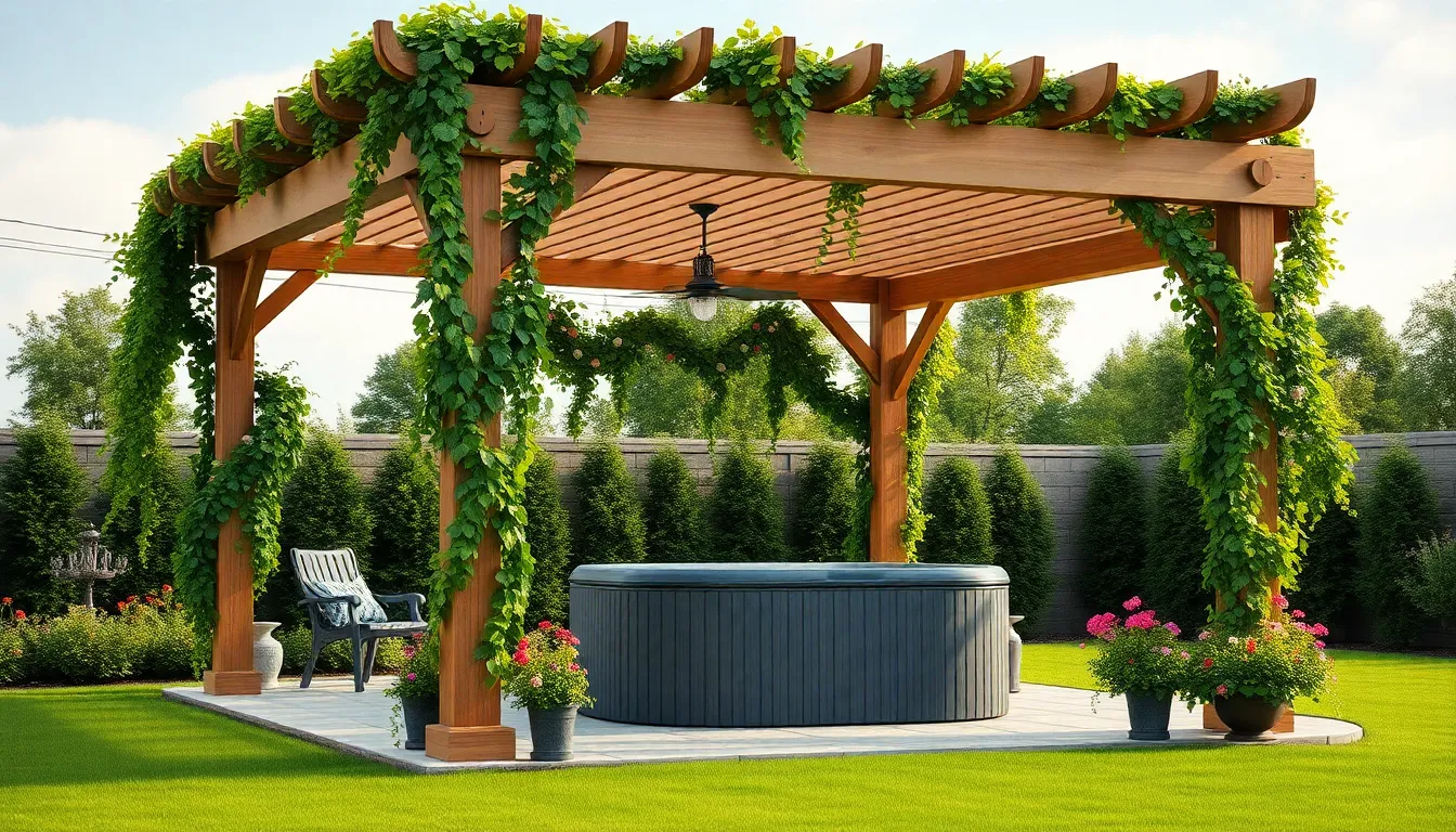 25 Stunning Hot Tub Gazebo Ideas That Will Transform Your Backyard Into a Spa Oasis 6 25 Stunning Hot Tub Gazebo Ideas That Will Transform Your Backyard Into a Spa Oasis 5