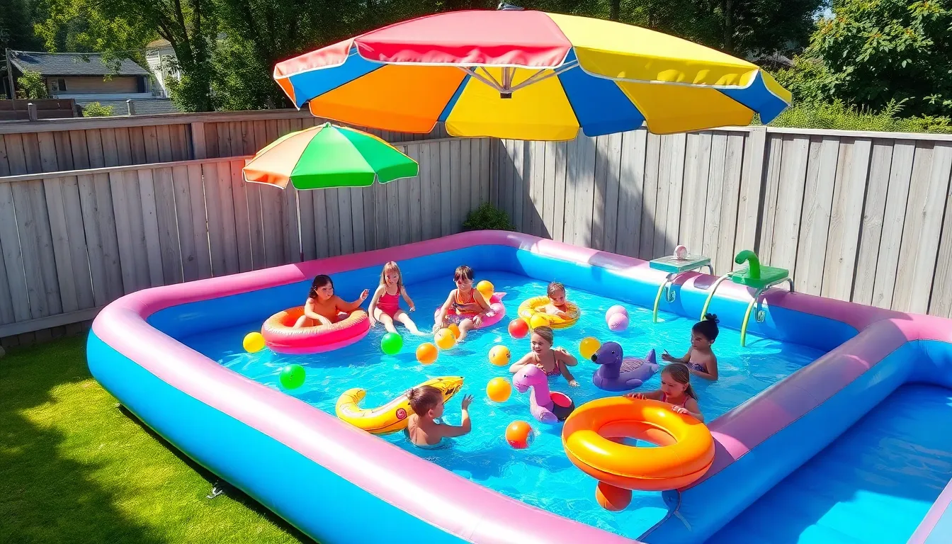 25 Creative Inflatable Pool Ideas to Transform Your Backyard Into a Summer Oasis 6 25 Creative Inflatable Pool Ideas to Transform Your Backyard Into a Summer Oasis 5