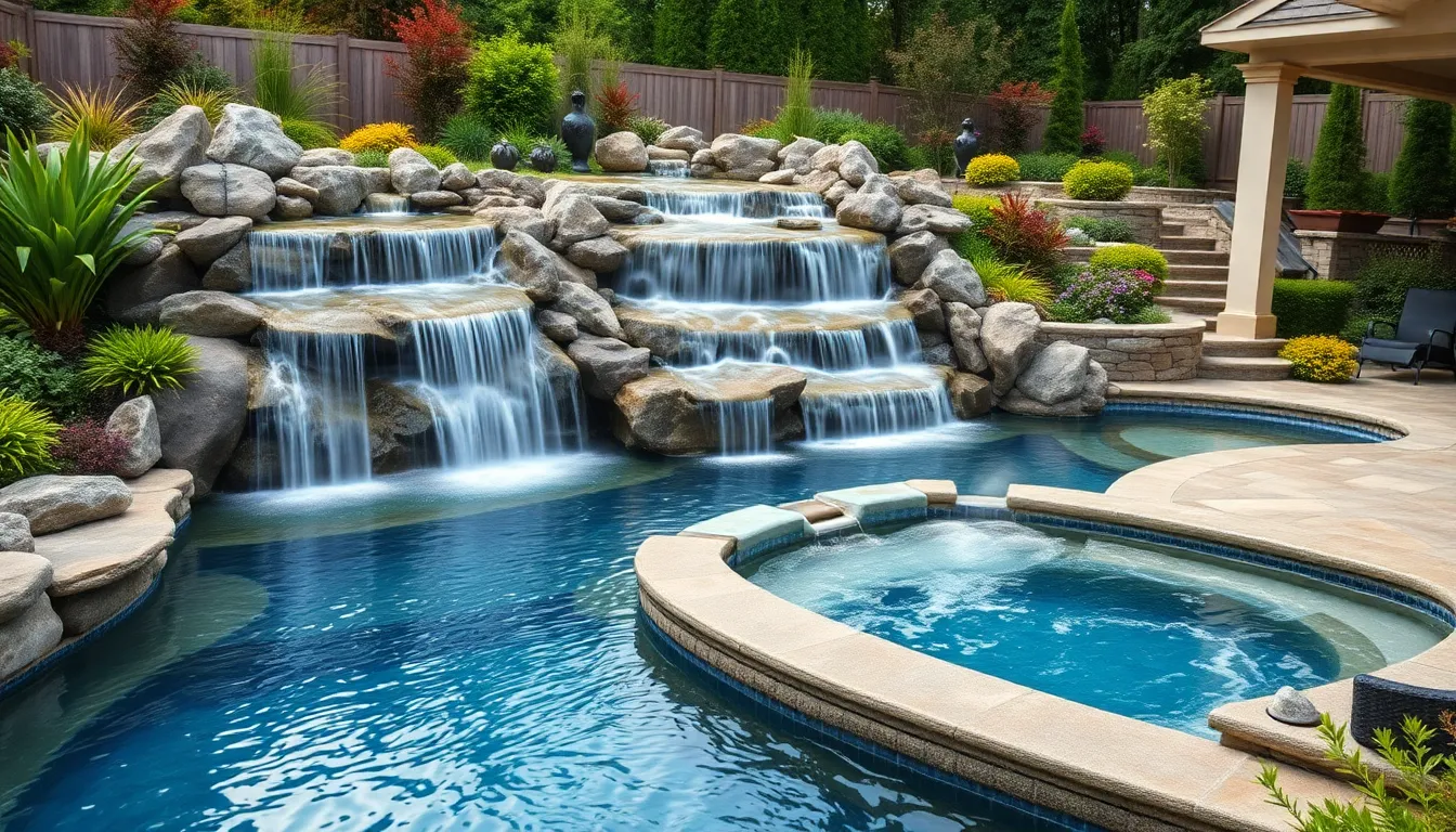 50 Stunning Landscape Ideas Around Pool to Transform Your Backyard Oasis 6 50 Stunning Landscape Ideas Around Pool to Transform Your Backyard Oasis 5