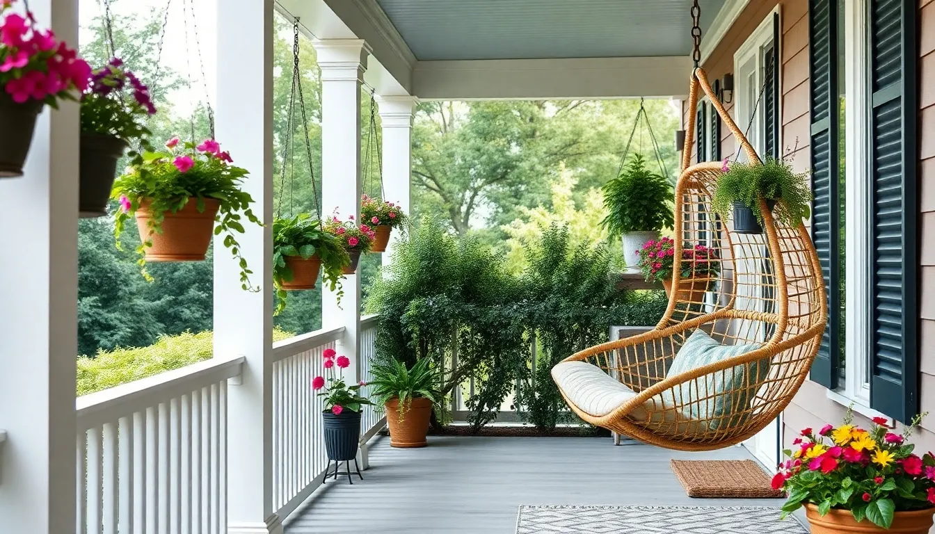 25 Long Front Porch Decorating Ideas That Transform Your Space Into a Stunning Oasis 5