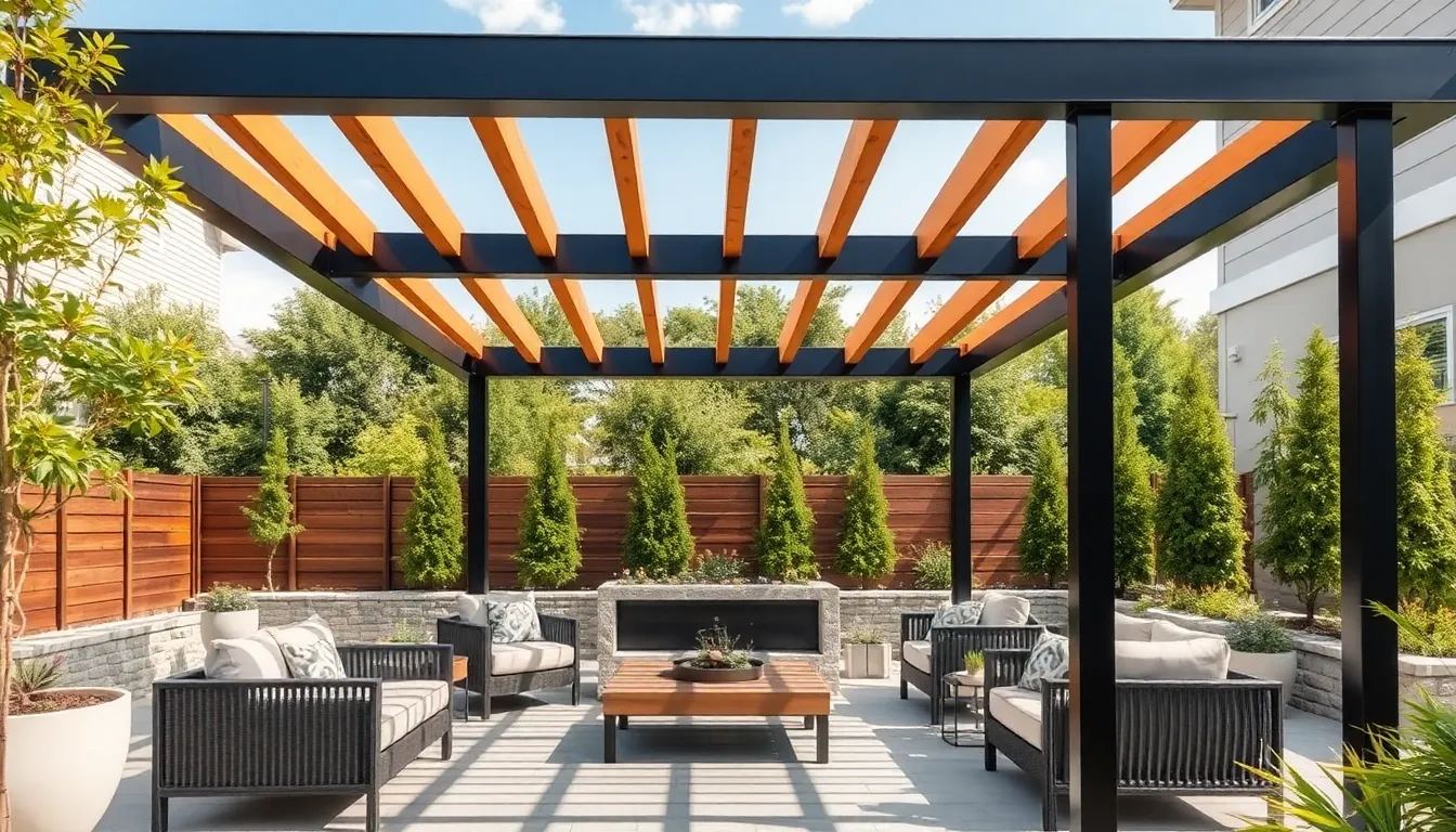 25 Stunning Metal Pergola Patio Ideas That Transform Your Outdoor Space 6 25 Stunning Metal Pergola Patio Ideas That Transform Your Outdoor Space 5