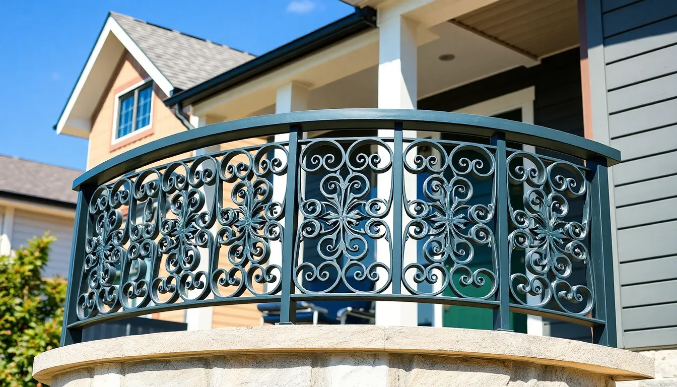 25 Stunning Metal Porch Railing Ideas to Transform Your Home's Curb Appeal 6 25 Stunning Metal Porch Railing Ideas to Transform Your Home's Curb Appeal 5