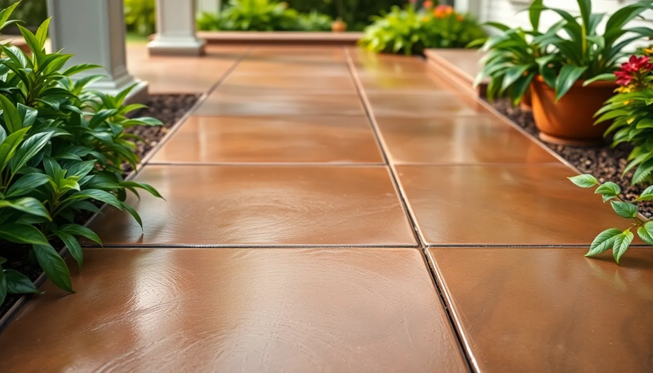 15 Stunning Patio Concrete Floor Ideas That'll Transform Your Outdoor Space 6 15 Stunning Patio Concrete Floor Ideas That'll Transform Your Outdoor Space 5
