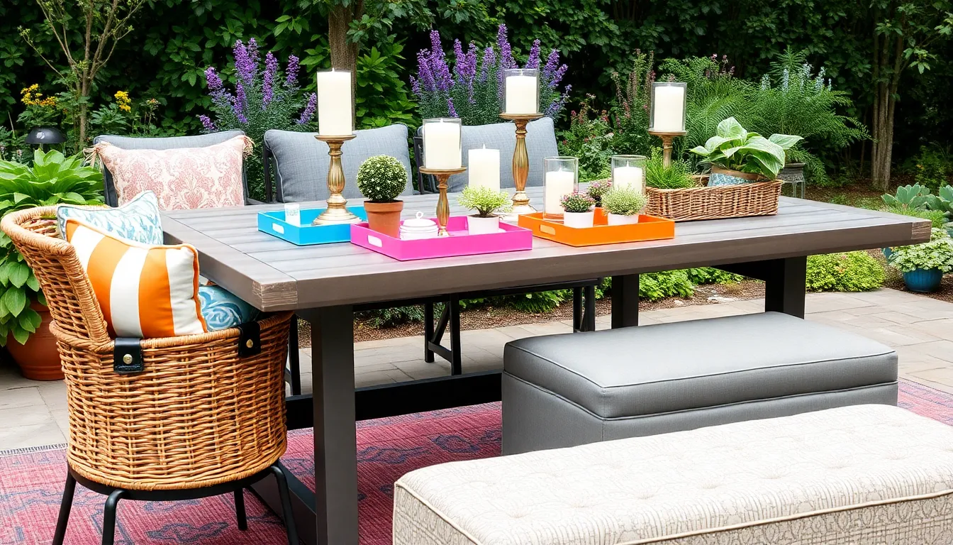 25 Stunning Patio Table Decorating Ideas to Transform Your Outdoor Space 6 25 Stunning Patio Table Decorating Ideas to Transform Your Outdoor Space 5