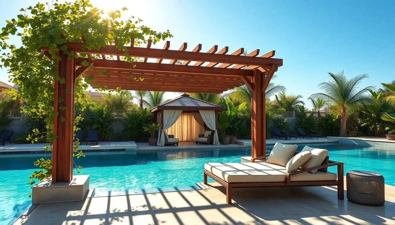 25 Stunning Pool Sitting Area Ideas to Transform Your Backyard Into a Resort 6 25 Stunning Pool Sitting Area Ideas to Transform Your Backyard Into a Resort 5