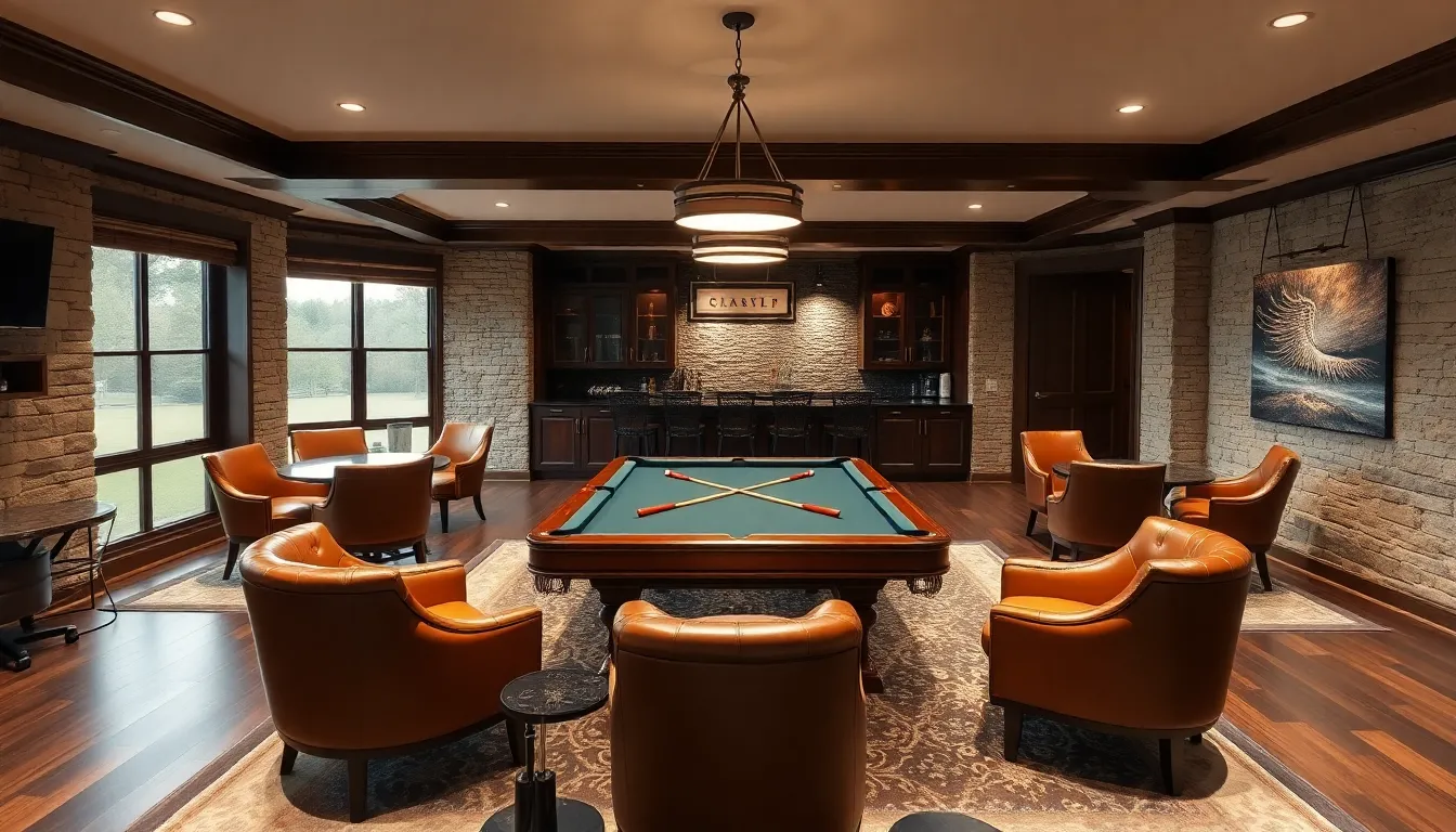 50+ Pool Table Room Ideas That'll Transform Your Home Into the Ultimate Game Room 6 50+ Pool Table Room Ideas That'll Transform Your Home Into the Ultimate Game Room 5